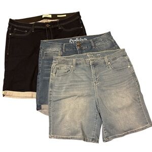 Women's Jean Shorts Trio